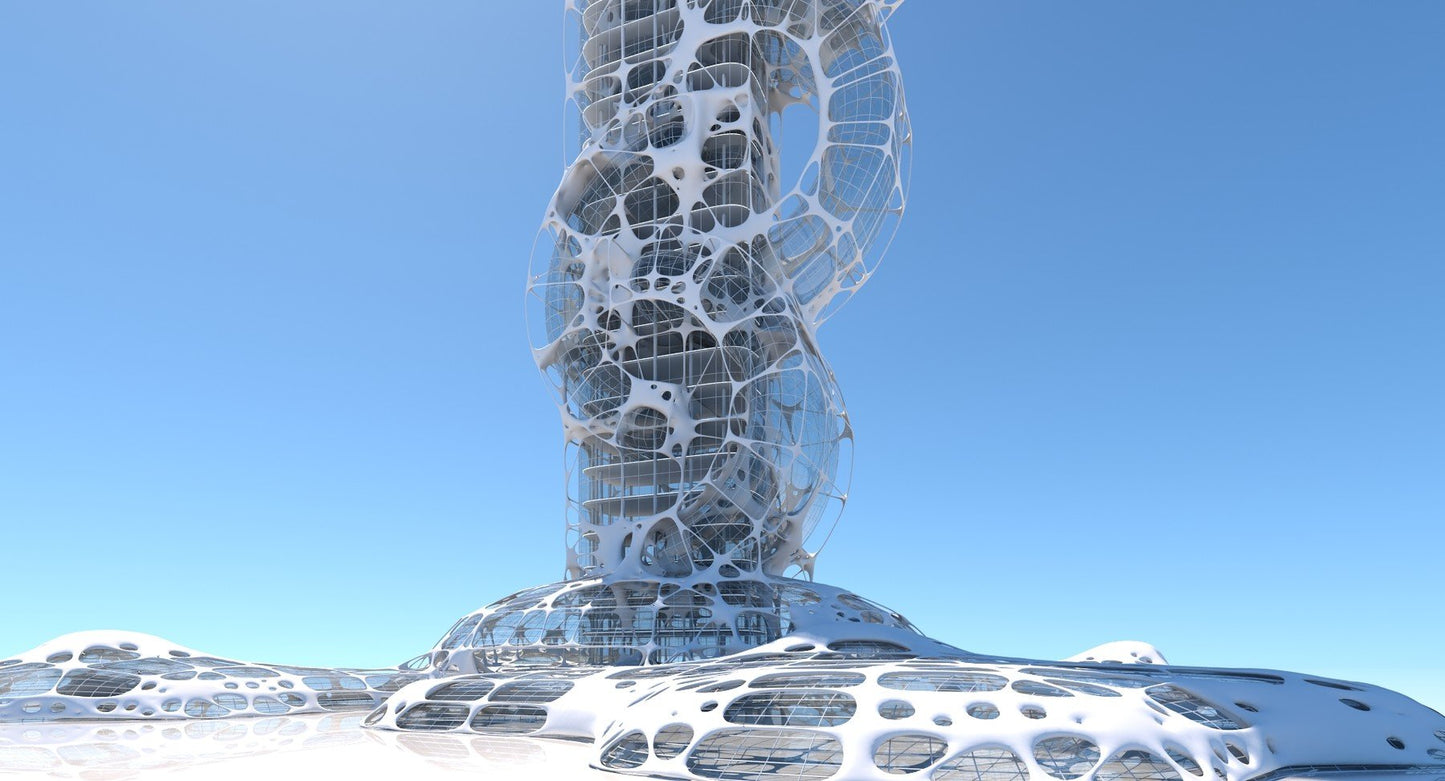 Futuristic Skyscraper 991