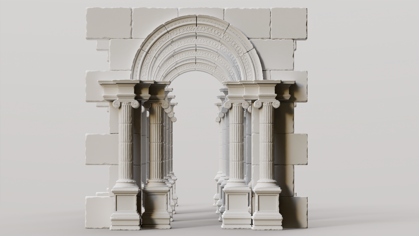 Architectural Archway Structure 01 HDA