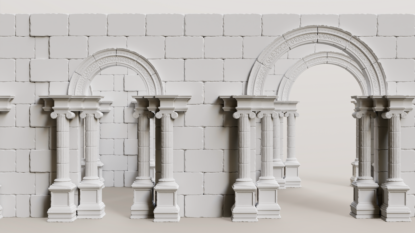 Architectural Archway Structure 01 HDA