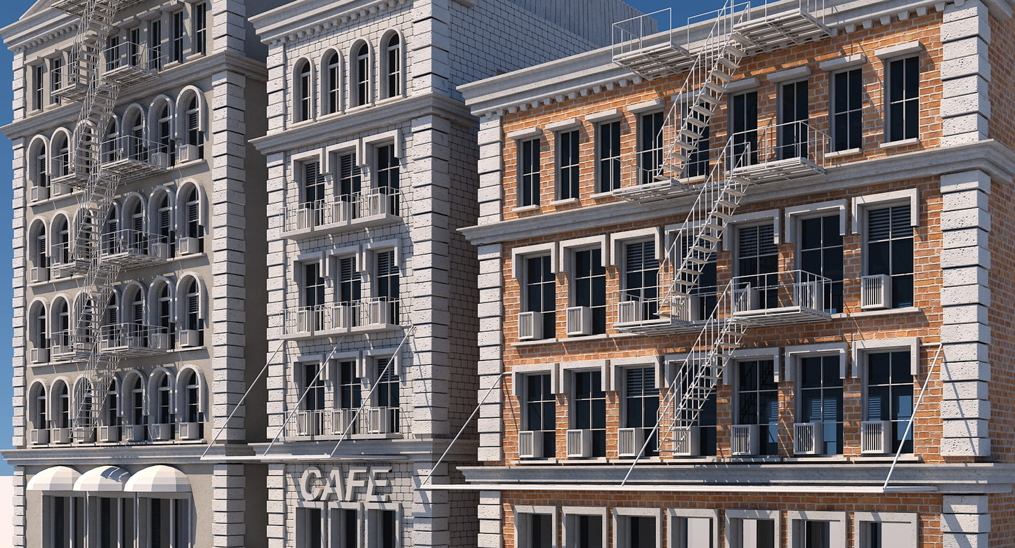 Commercial Buildings 101 3D model