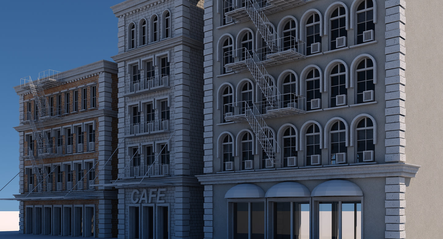 Commercial Buildings 101 3D model