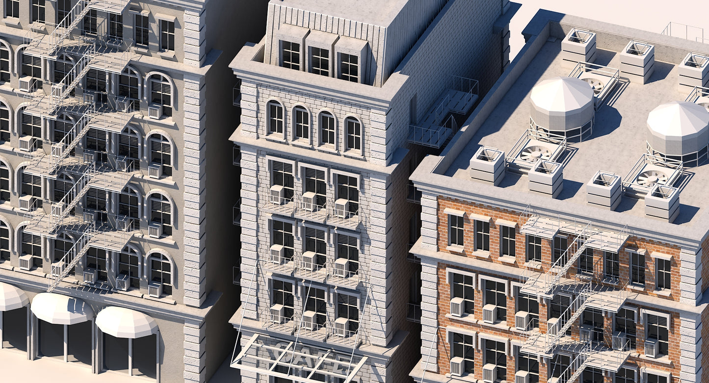 Commercial Buildings 101 3D model