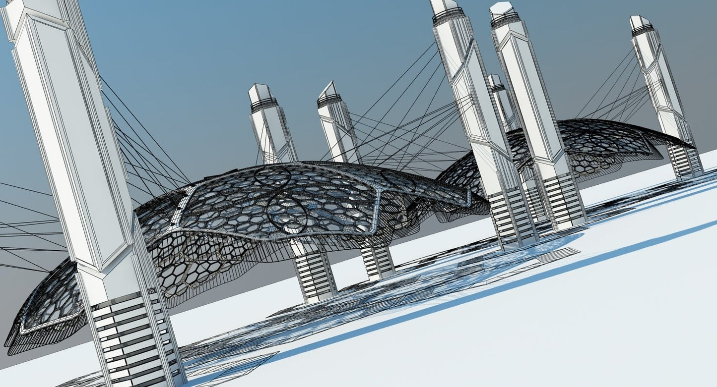 Futuristic Architectural Structure 15