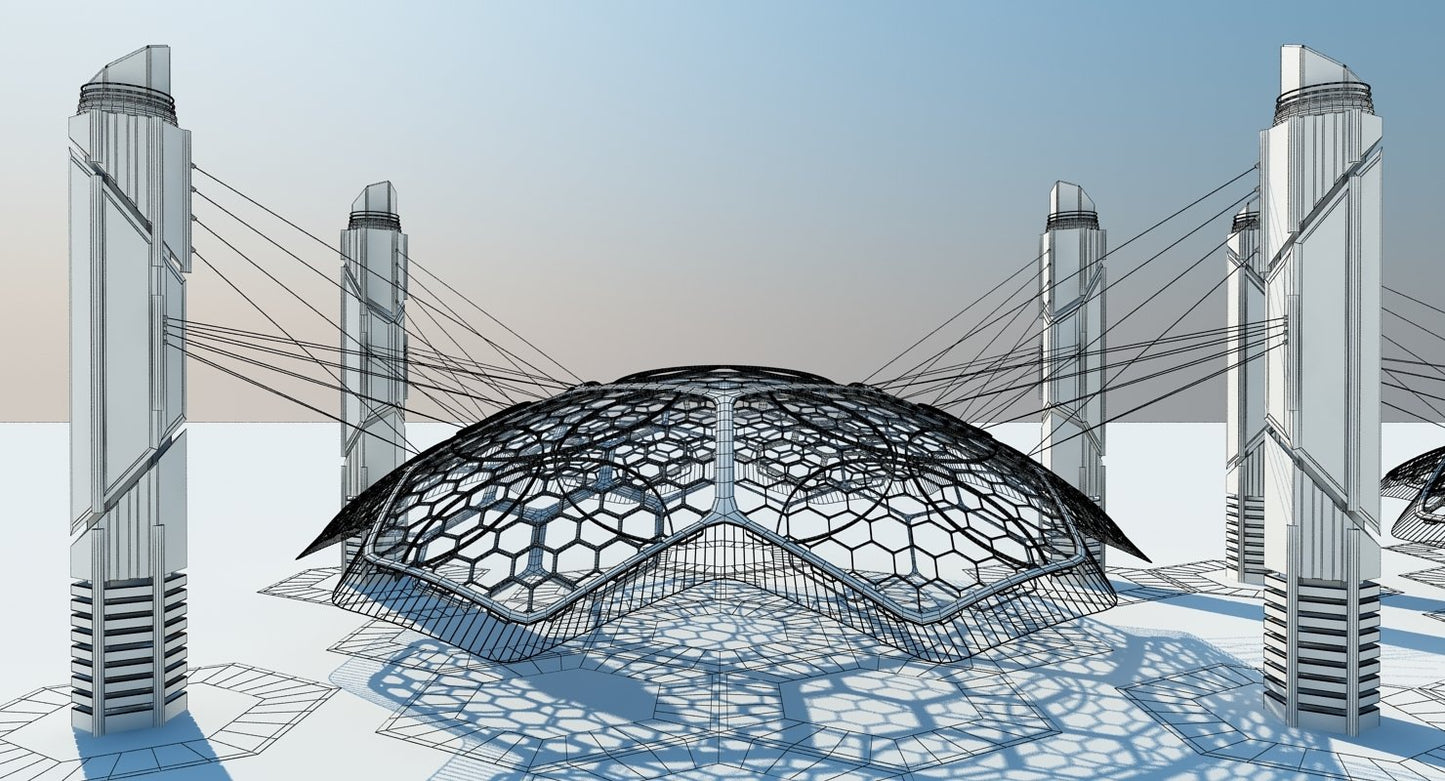 Futuristic Architectural Structure 15