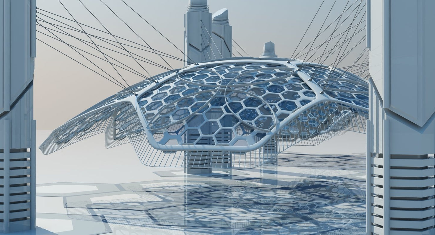Futuristic Architectural Structure 15