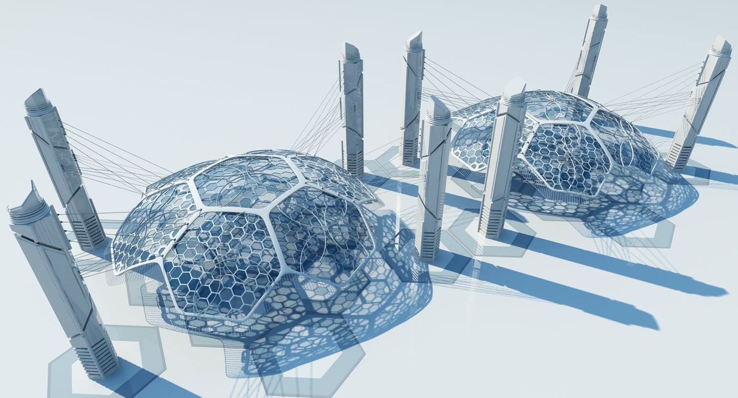 Futuristic Architectural Structure 15