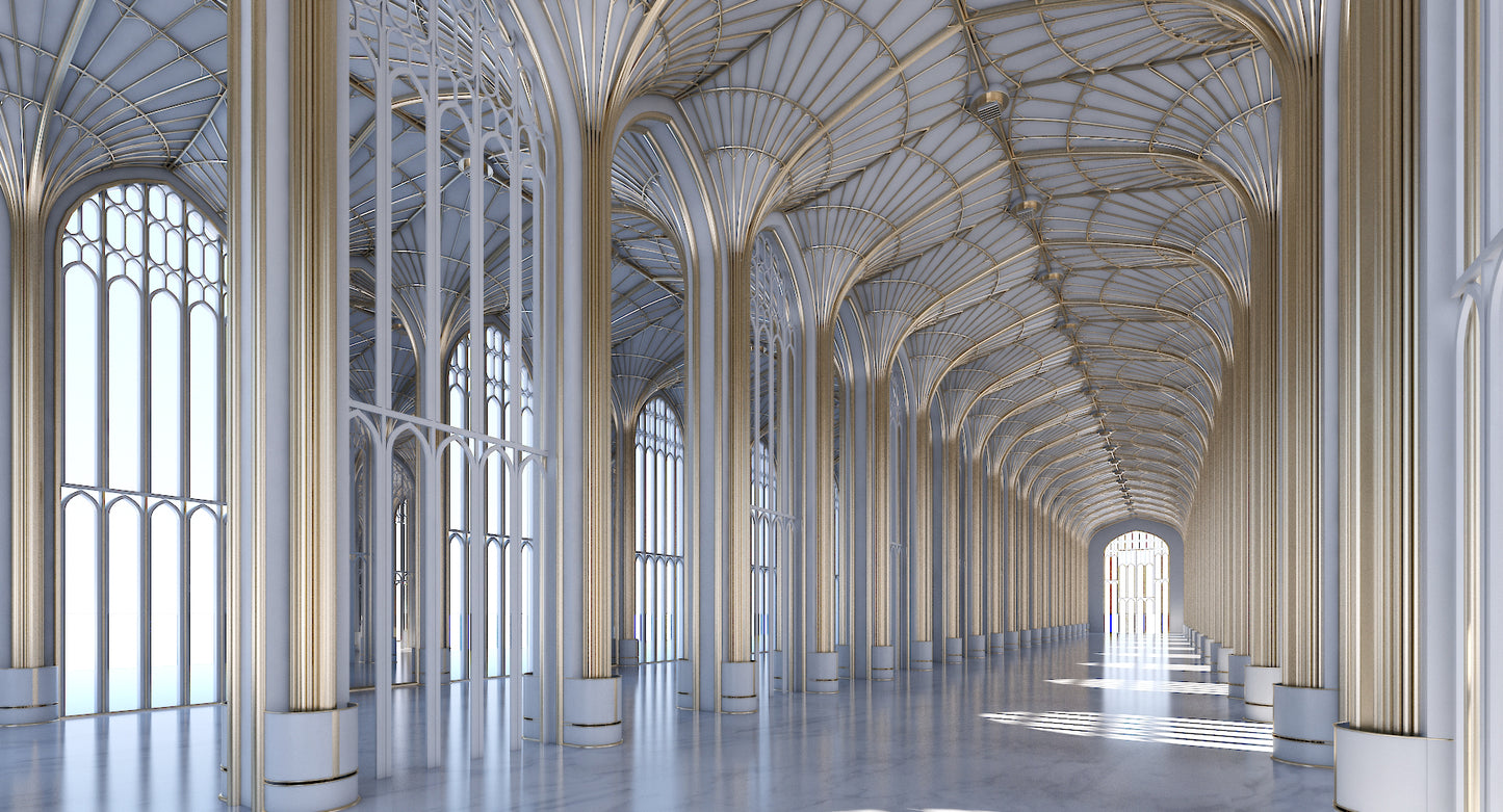 Classic Cathedral Interior 324