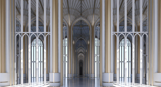 Classic Cathedral Interior 324