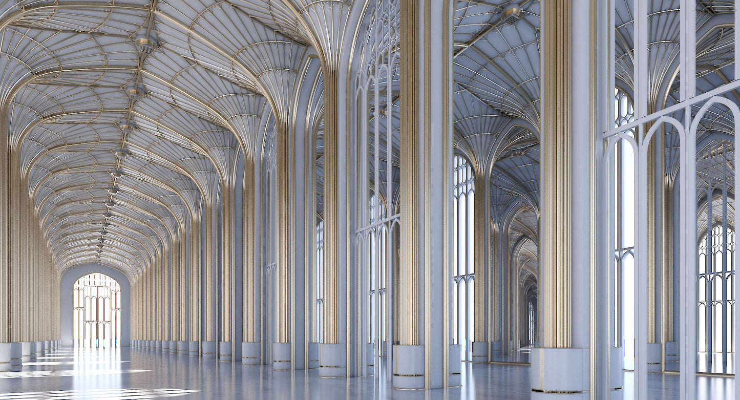 Classic Cathedral Interior 324