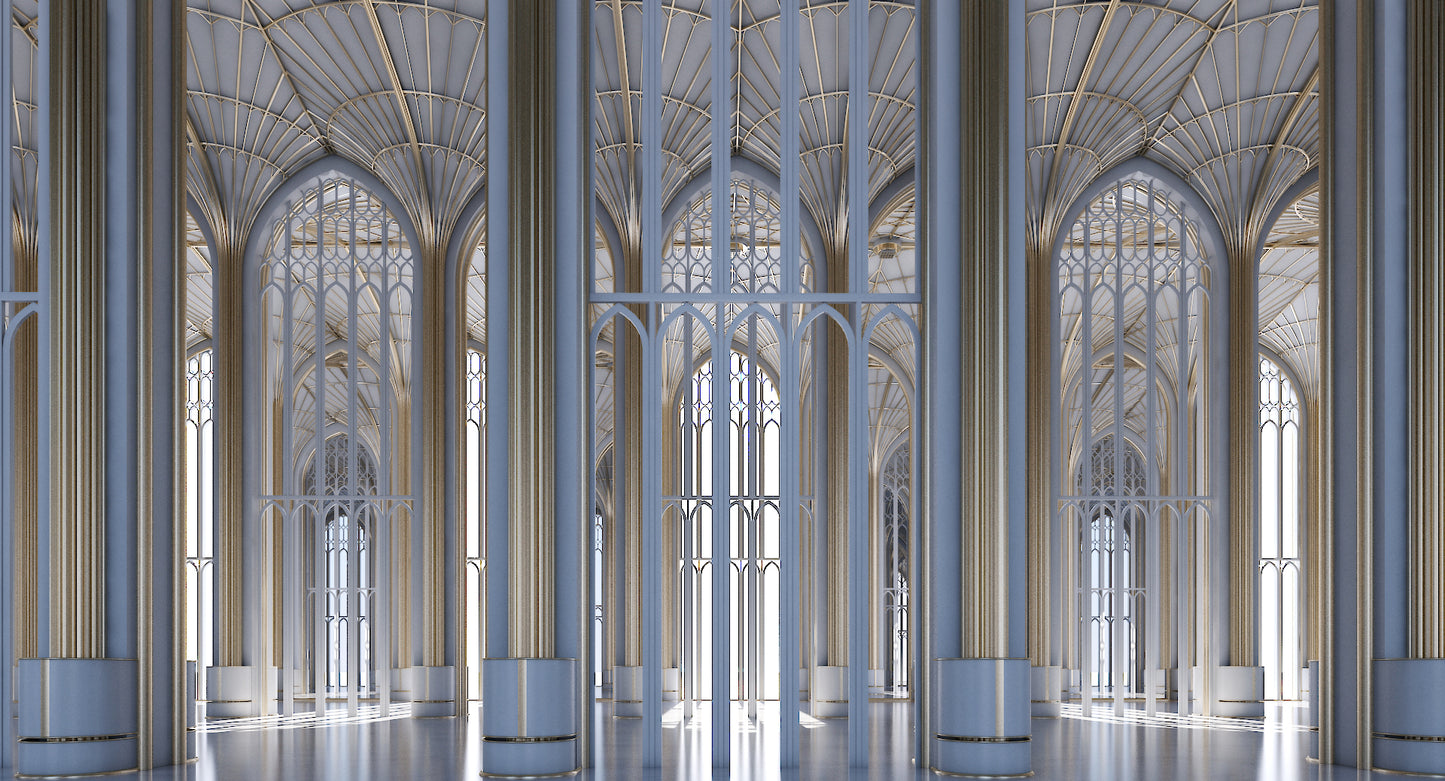 Classic Cathedral Interior 324