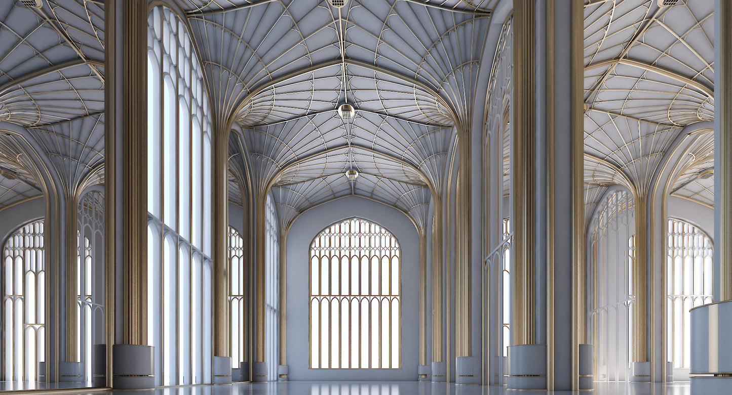 Classic Cathedral Interior 324