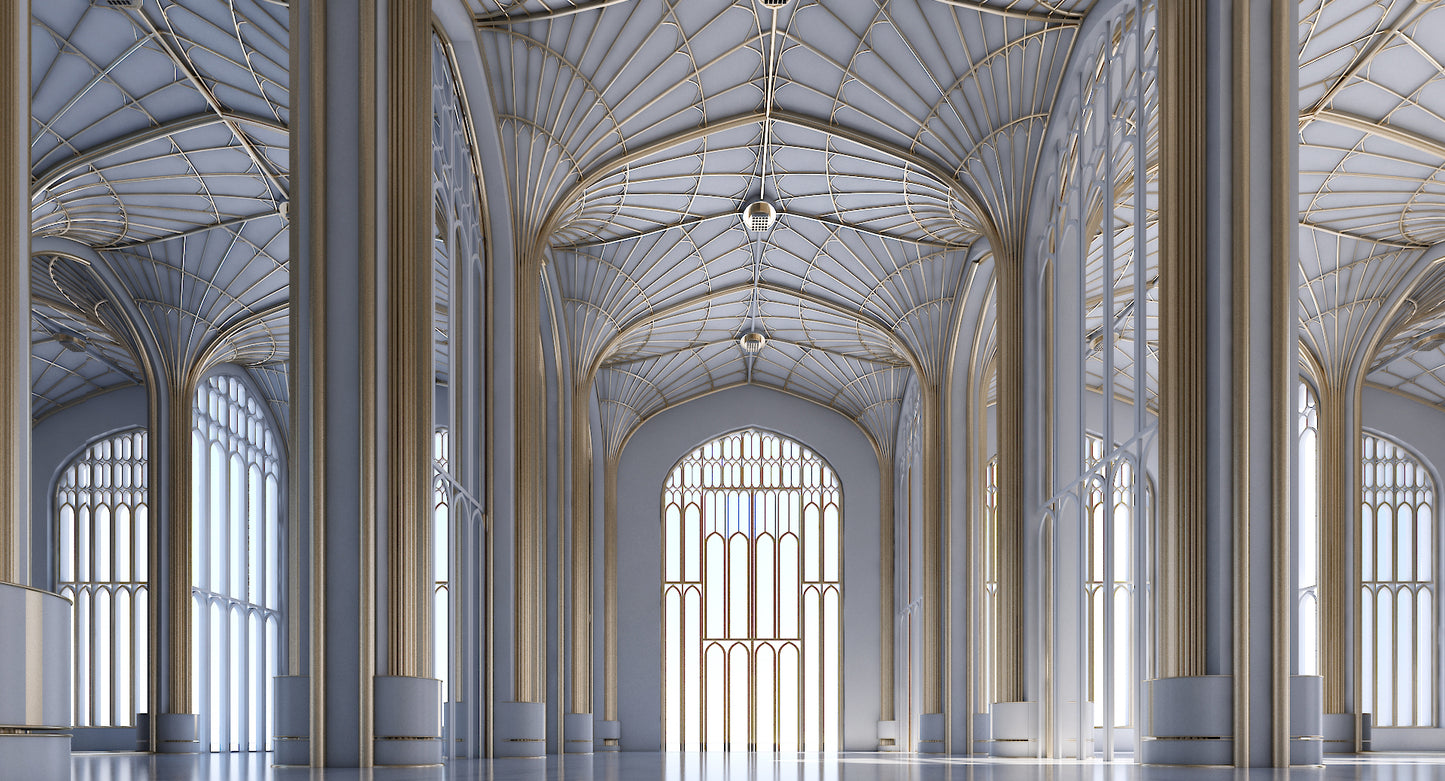 Classic Cathedral Interior 324