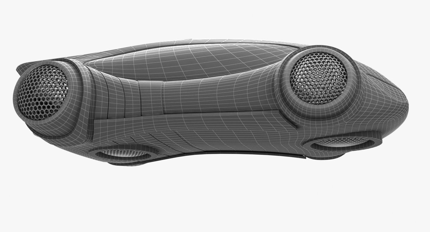 Futuristic Car HD 3D Model