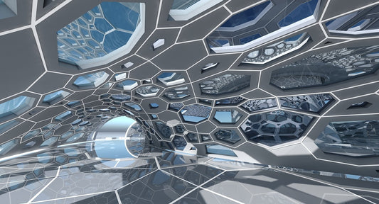 3D Futuristic Architectural Dome Interior  2