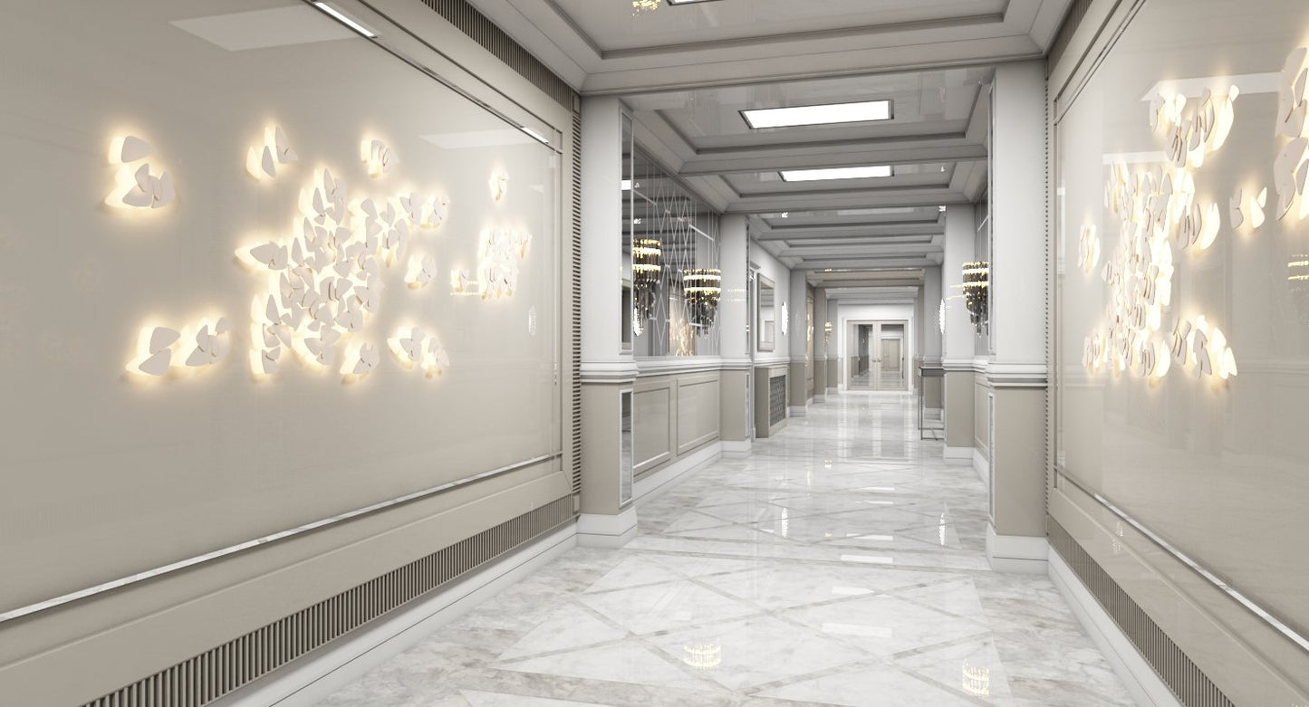 3D model Grand Corridor Tileable Kit 2