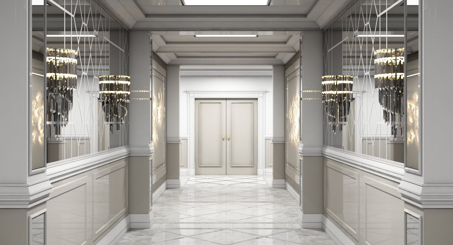 3D model Grand Corridor Tileable Kit 2