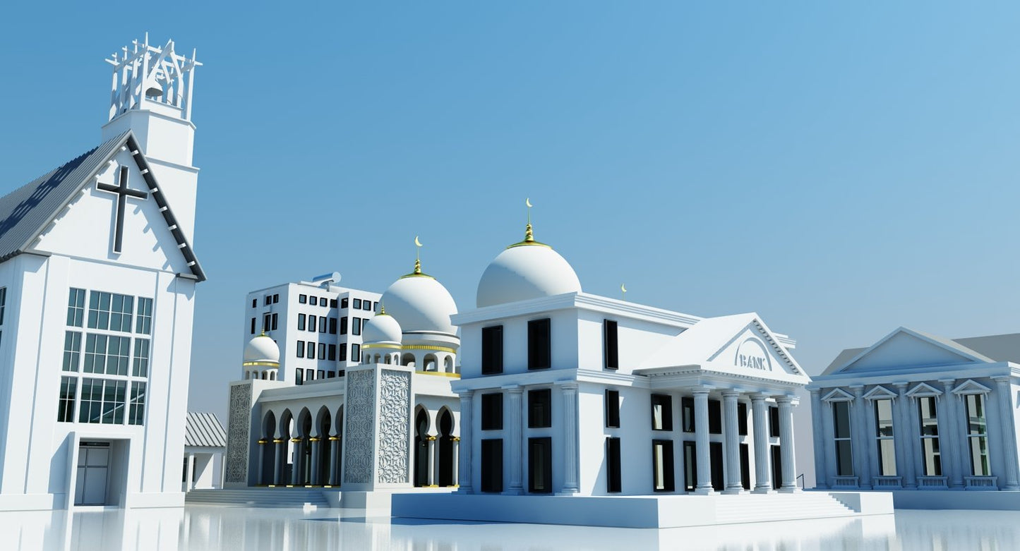 Public Buildings Symbol 2 3D Model