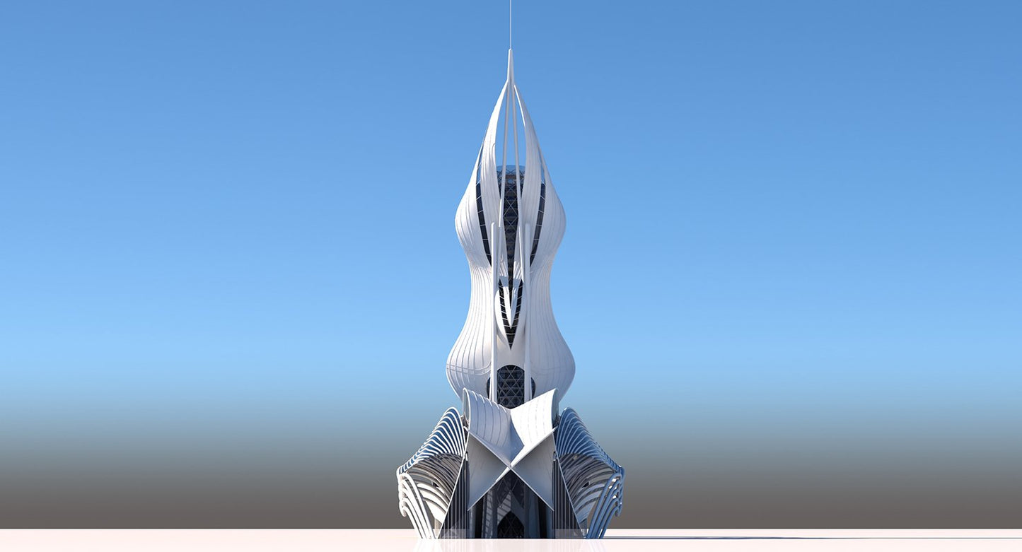 Futuristic Skyscraper 502