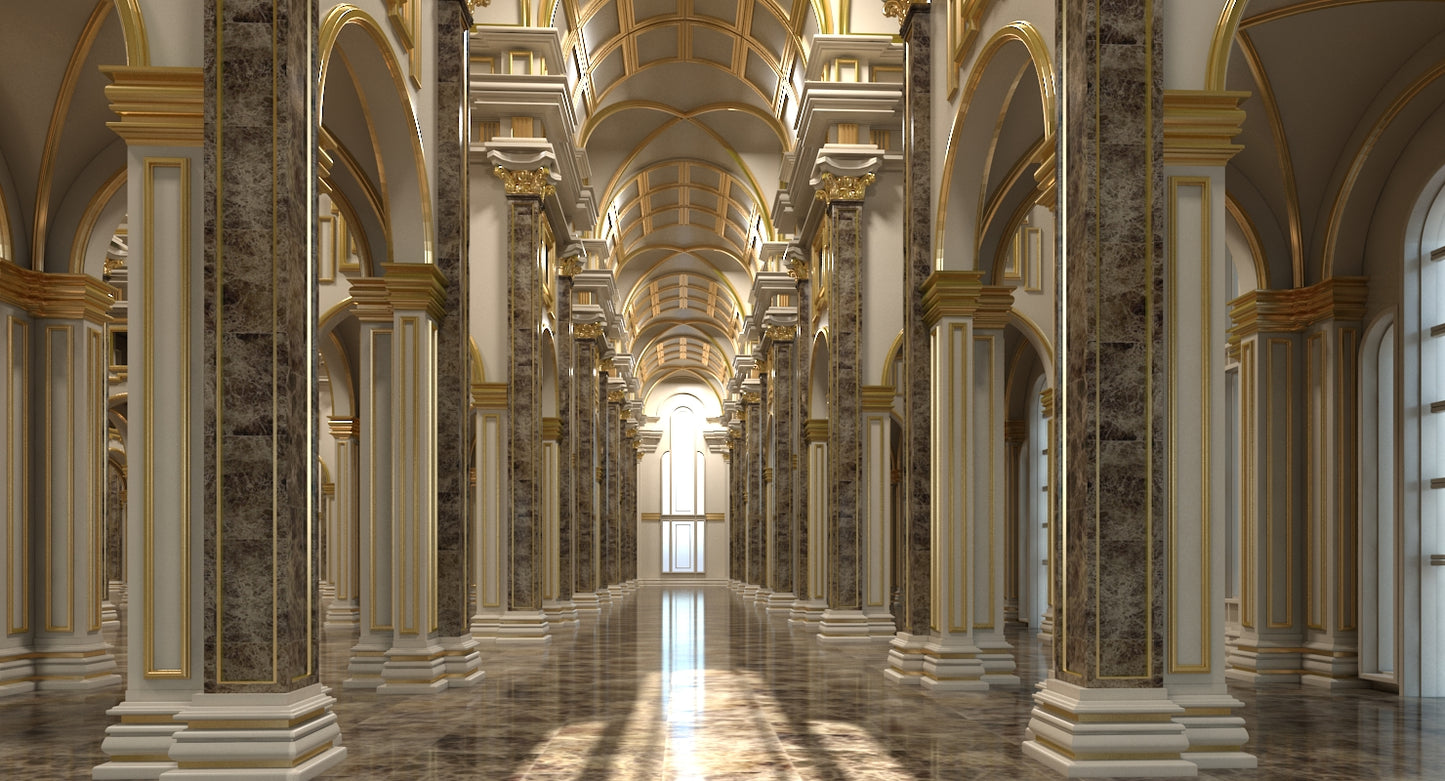 3D Classical Historic Interior