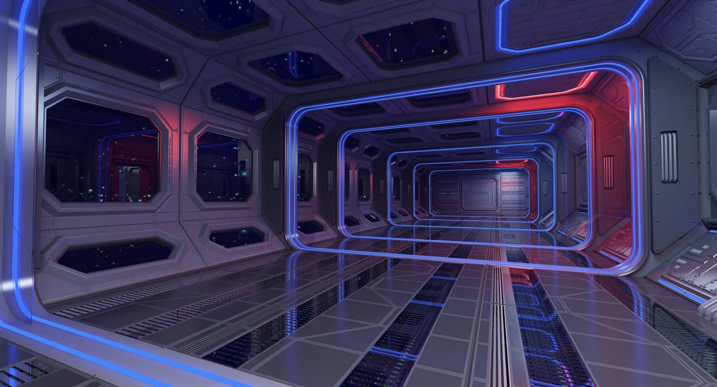 Sci Fi Interior 3 3D Model