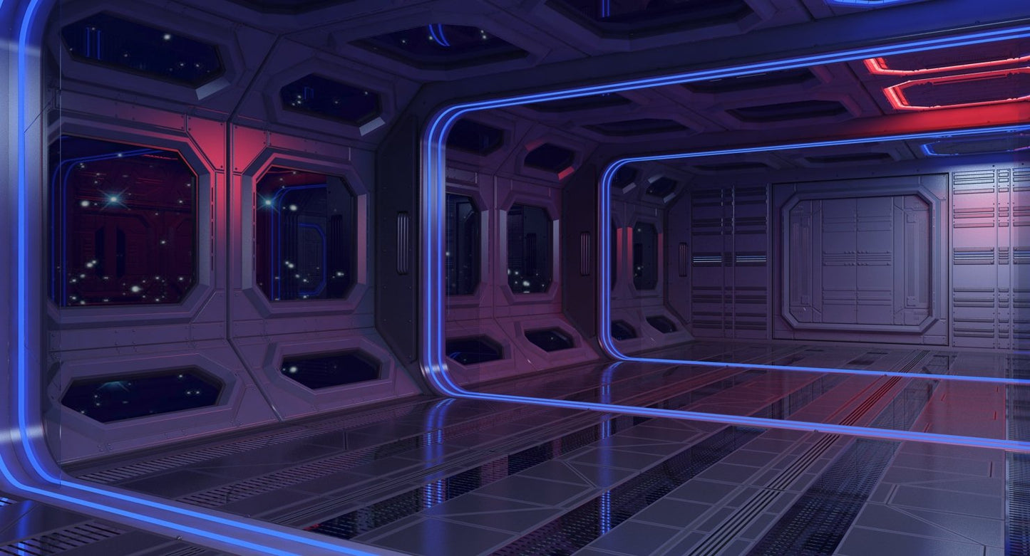 Sci Fi Interior 3 3D Model