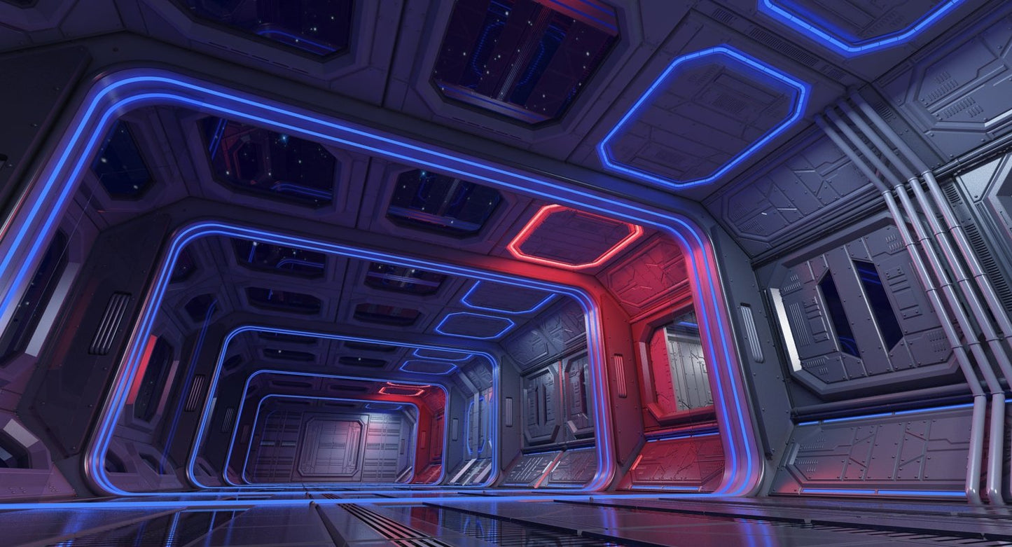 Sci Fi Interior 3 3D Model