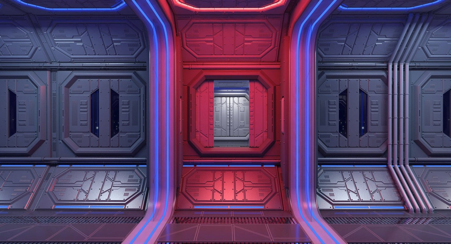 Sci Fi Interior 3 3D Model