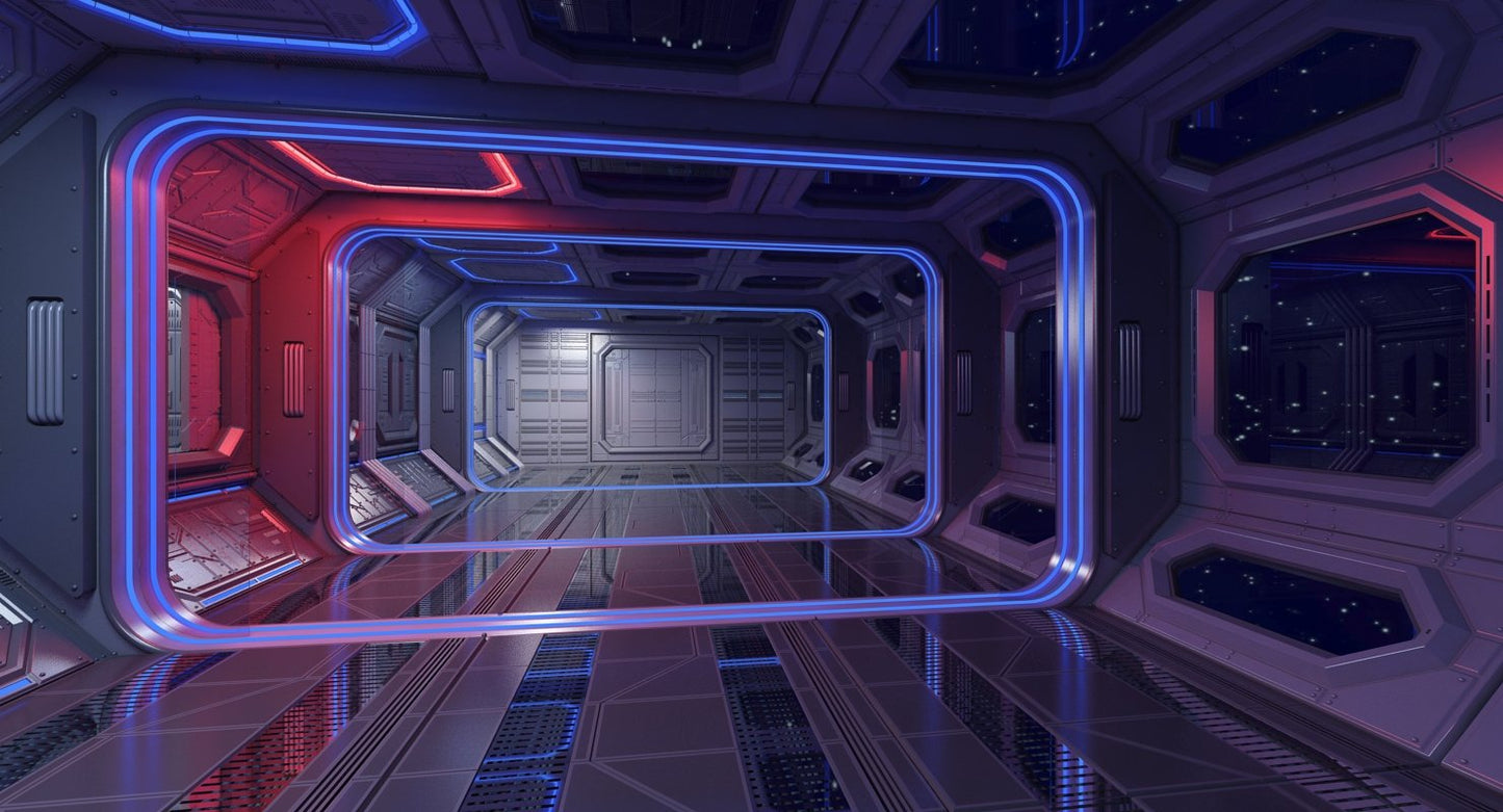 Sci Fi Interior 3 3D Model