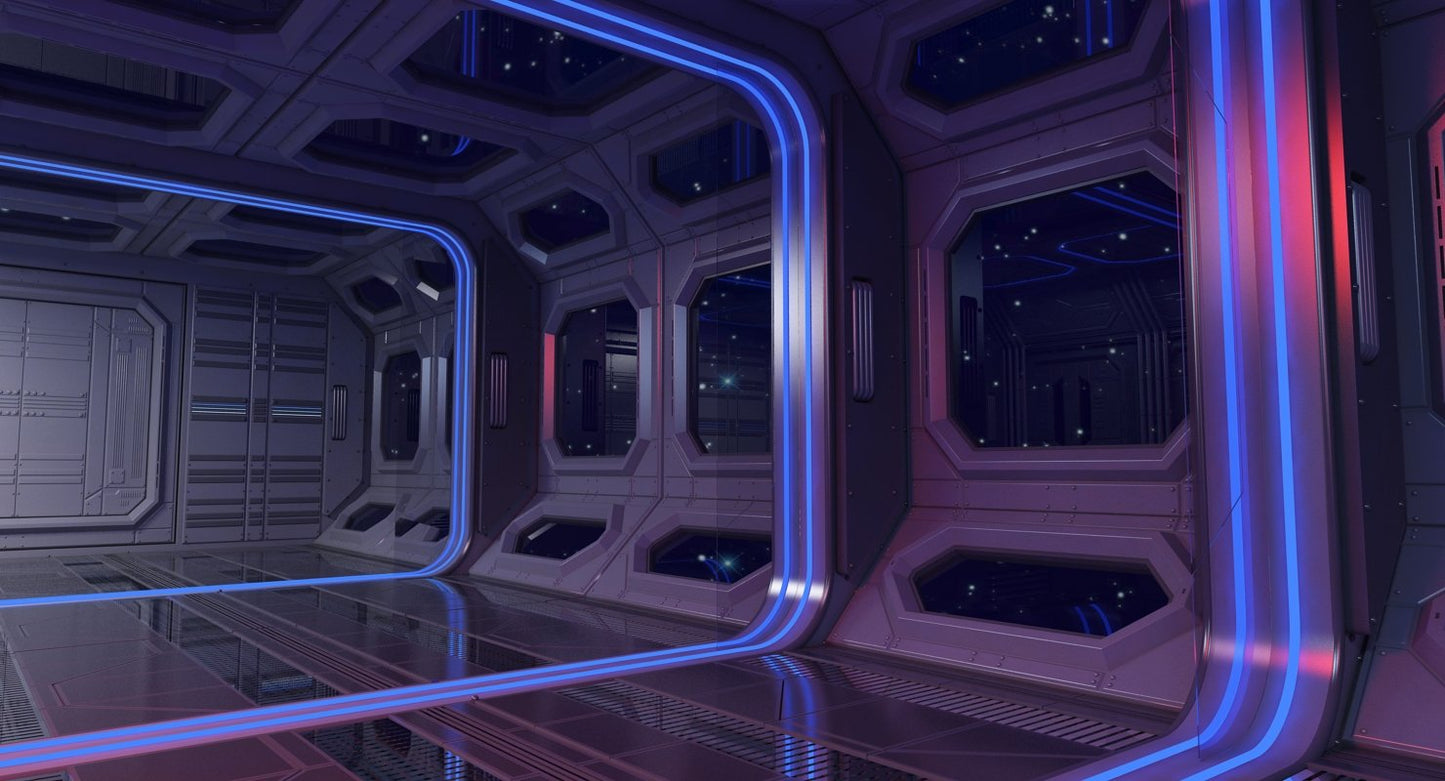 Sci Fi Interior 3 3D Model