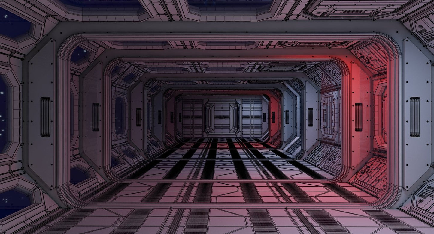 Sci Fi Interior 3 3D Model