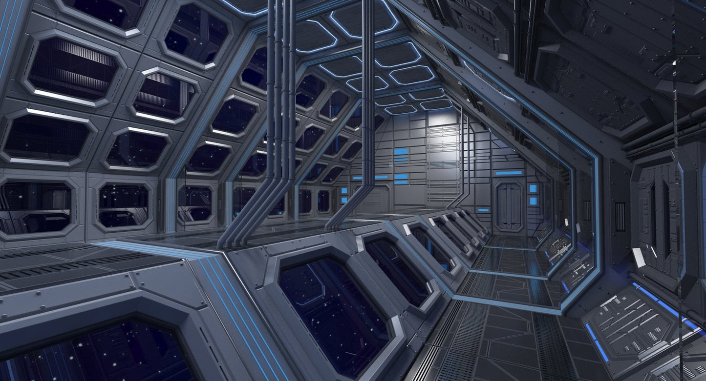 Sci Fi Interior 4 3D model