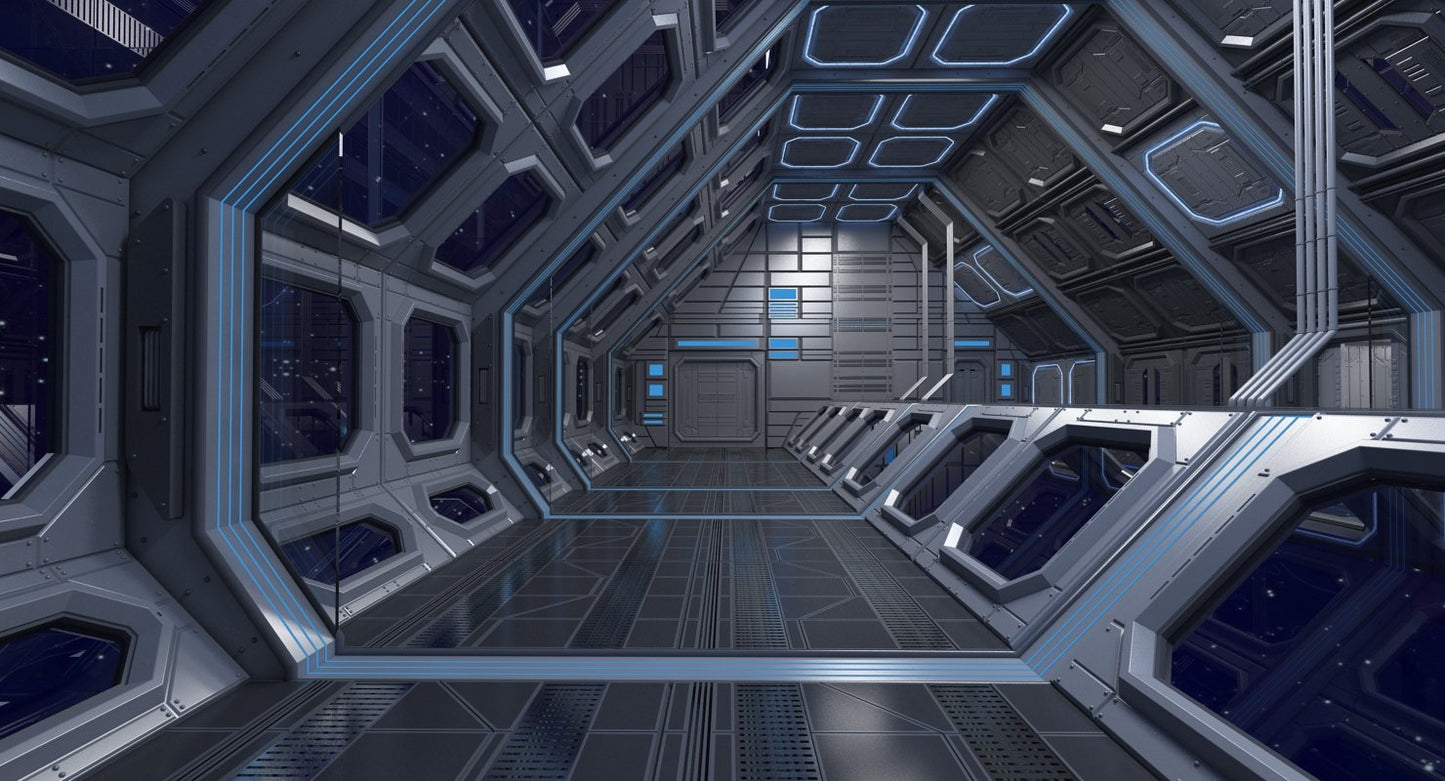 Sci Fi Interior 4 3D model