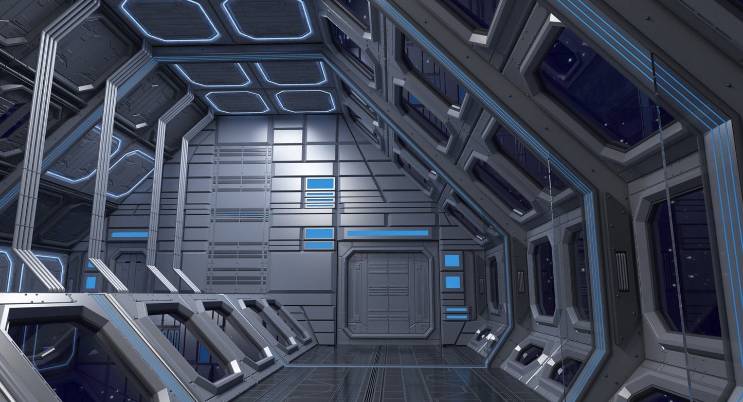 Sci Fi Interior 4 3D model