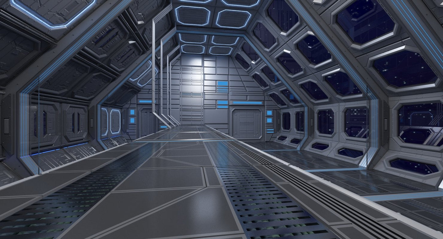 Sci Fi Interior 4 3D model