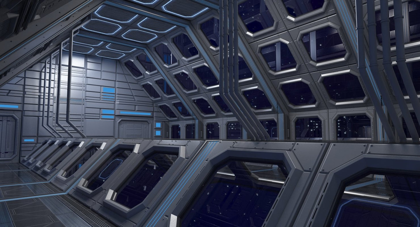 Sci Fi Interior 4 3D model