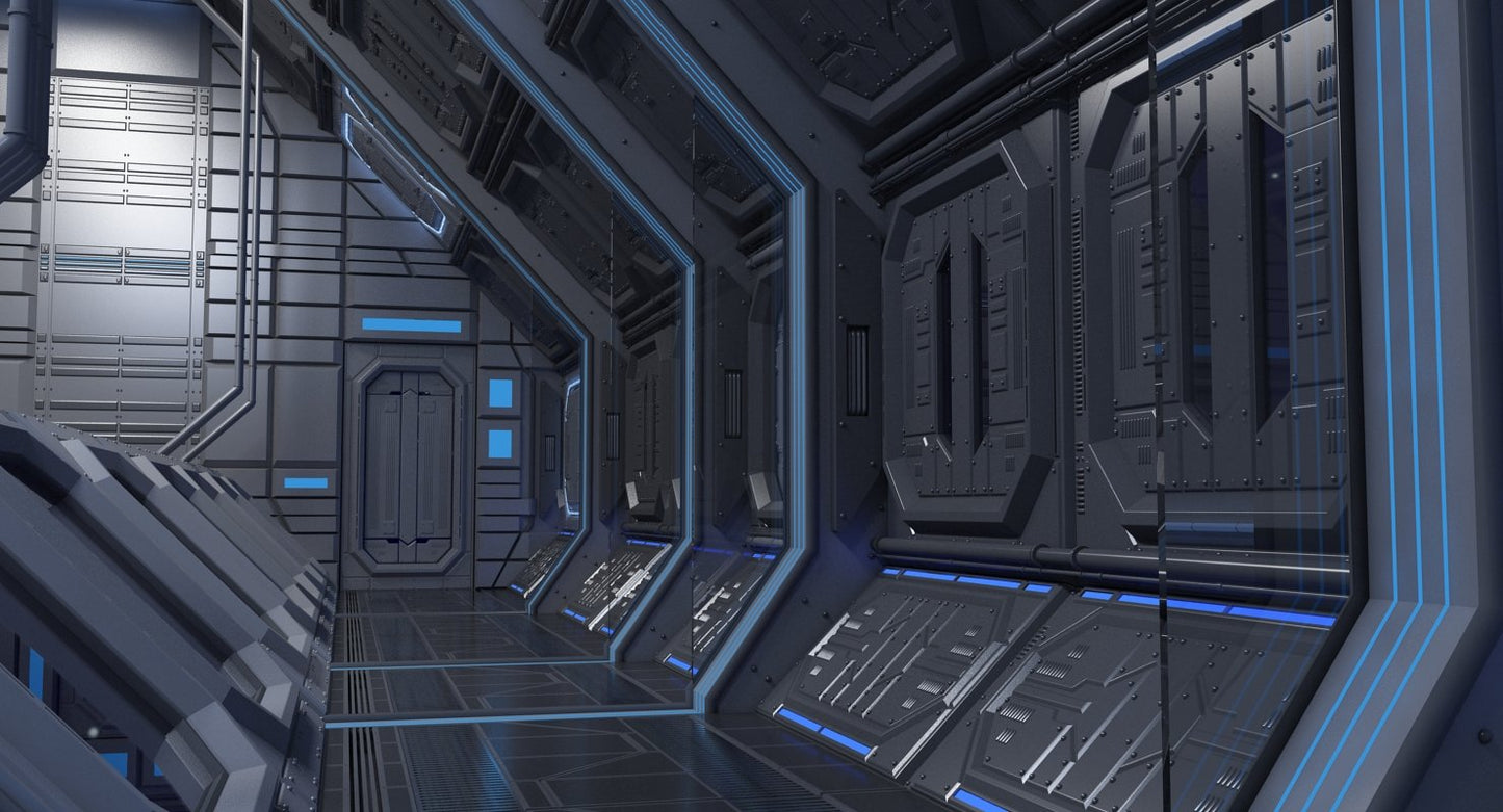 Sci Fi Interior 4 3D model