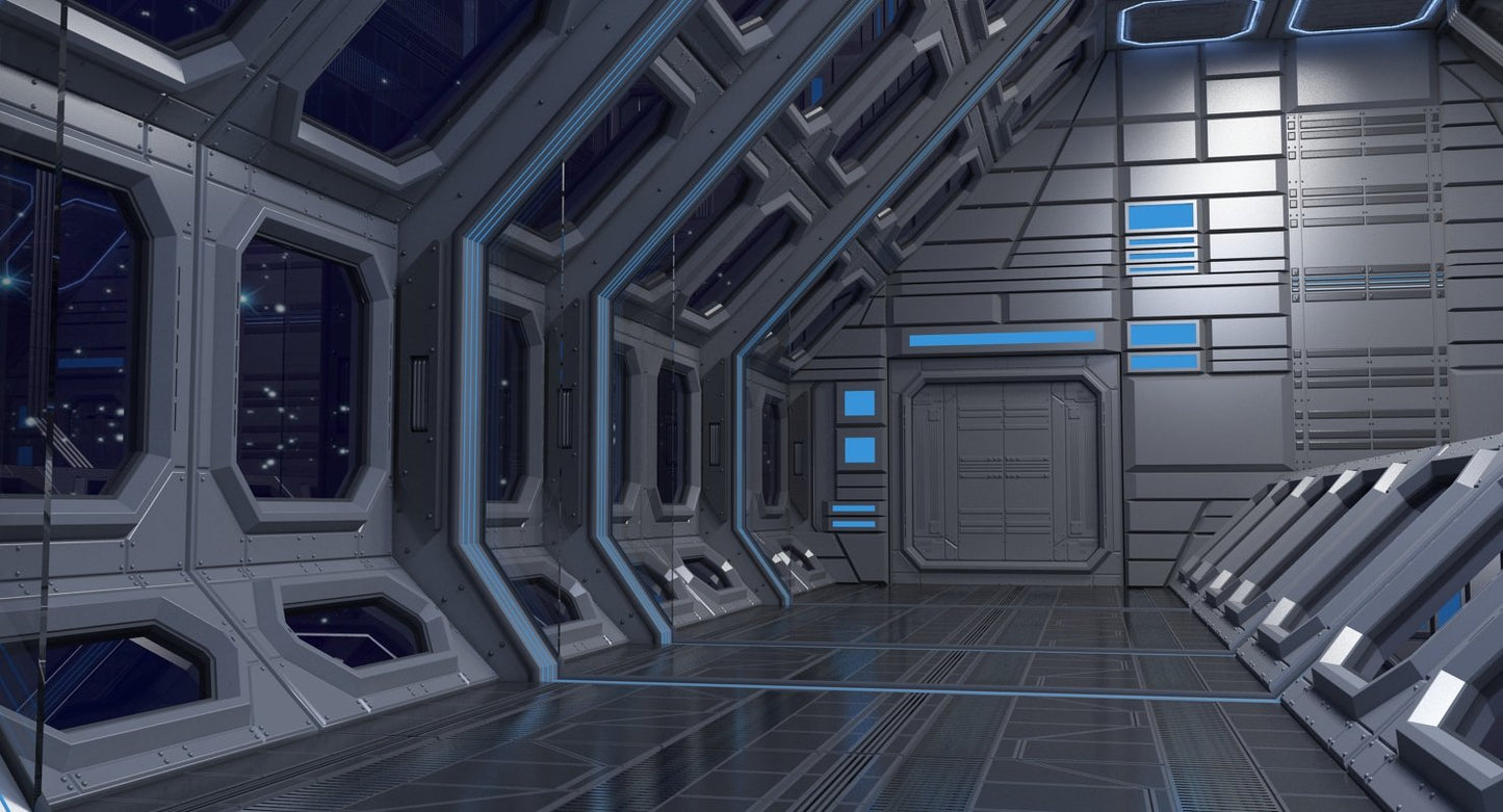 Sci Fi Interior 4 3D model