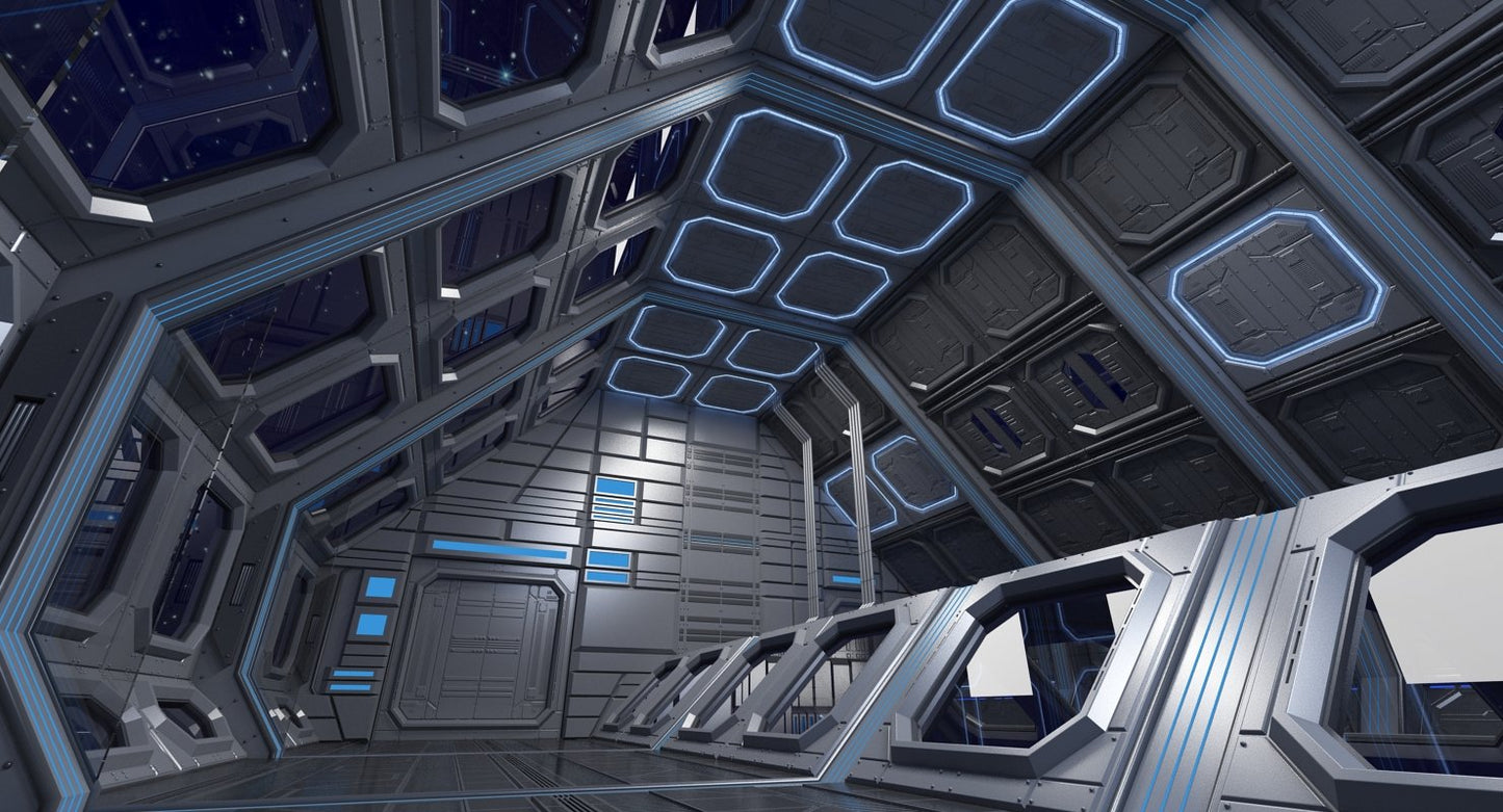 Sci Fi Interior 4 3D model