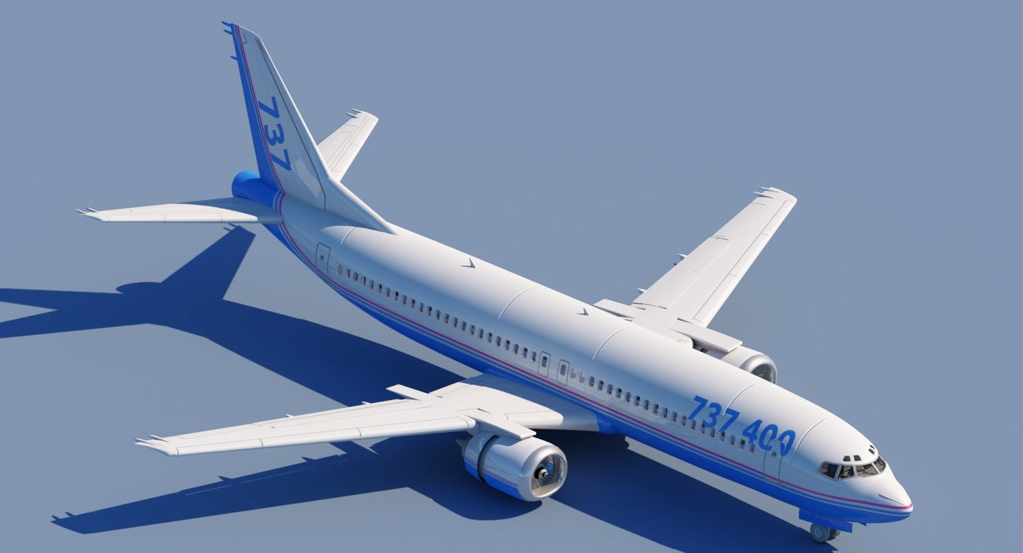 737 400 3D model