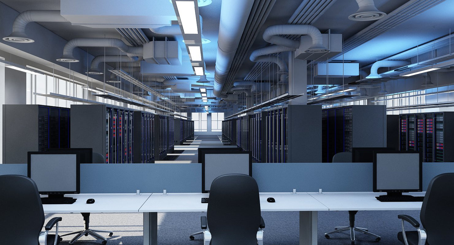 Data Communication Server Room 3D Model