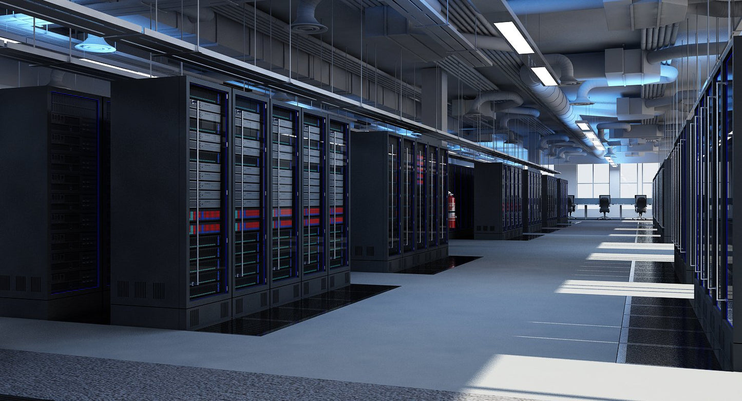 Data Communication Server Room 3D Model