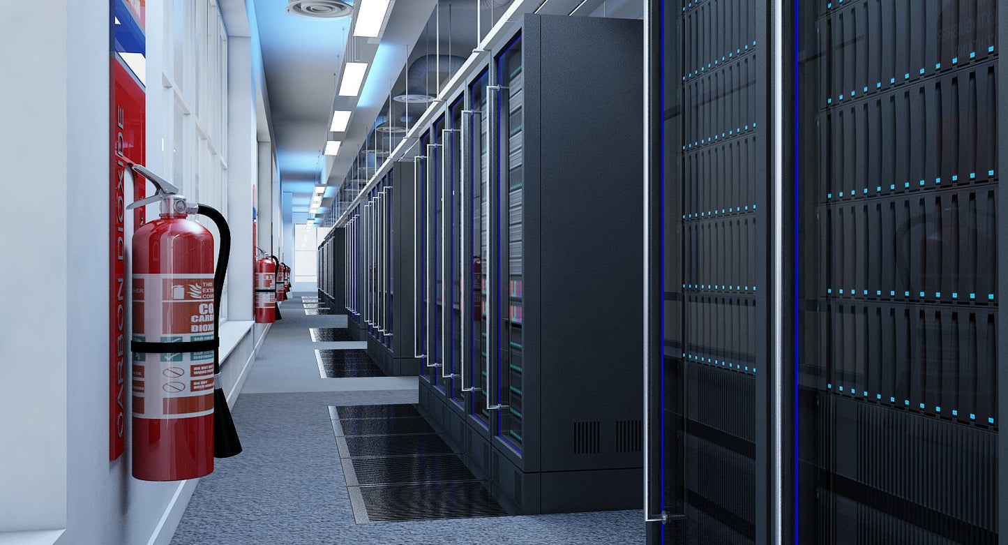 Data Communication Server Room 3D Model