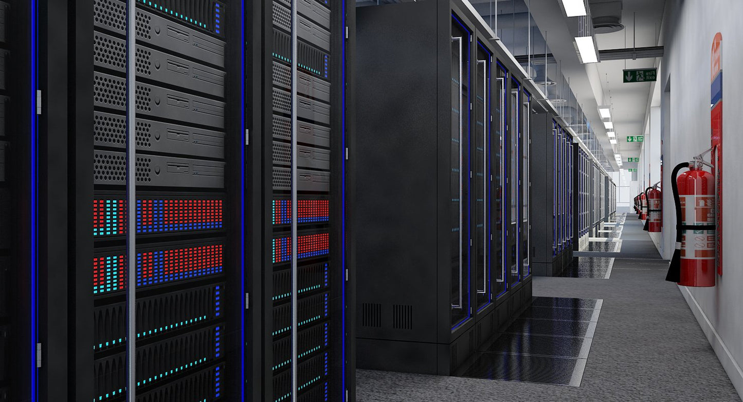 Data Communication Server Room 3D Model