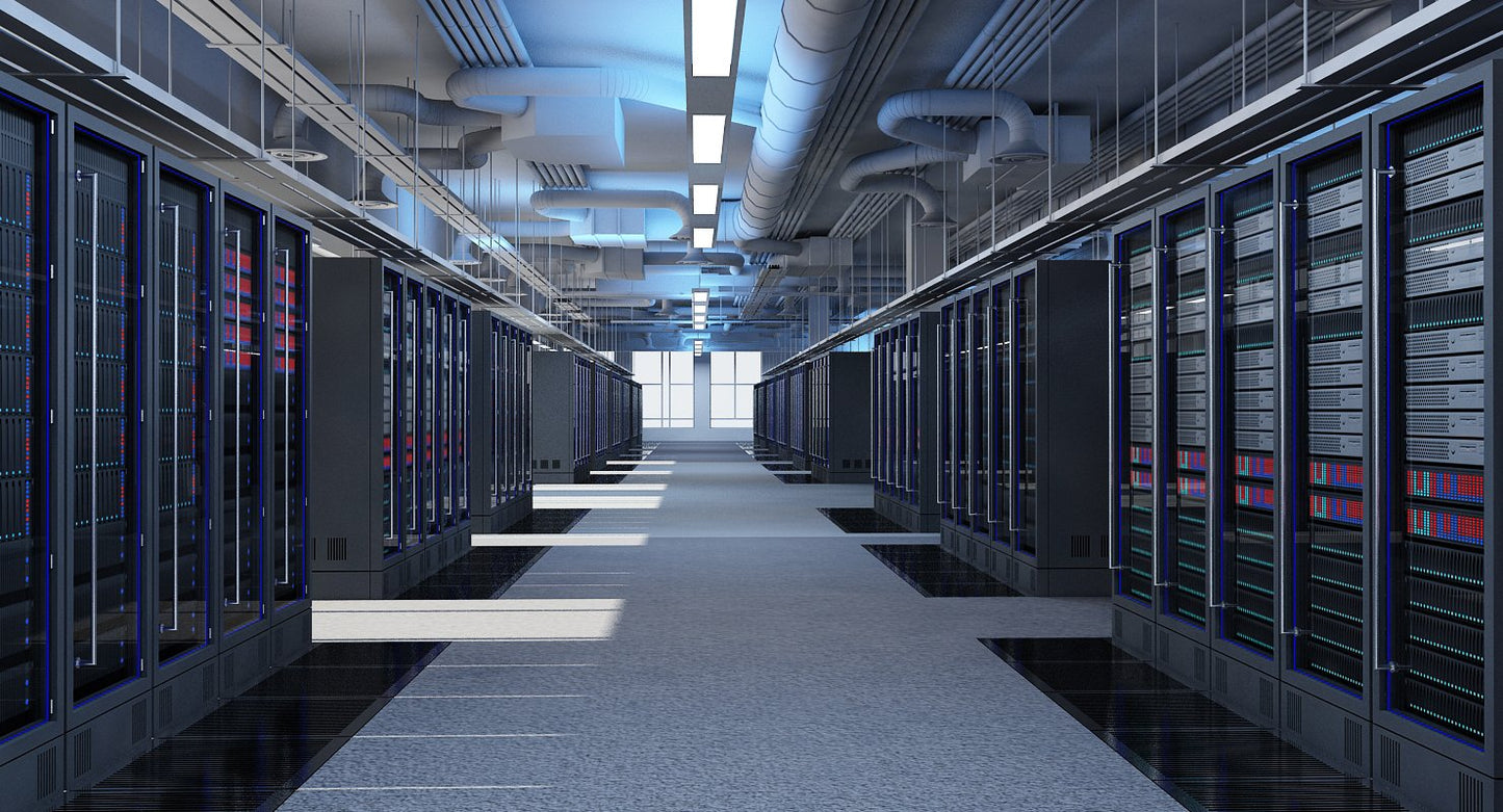 Data Communication Server Room 3D Model