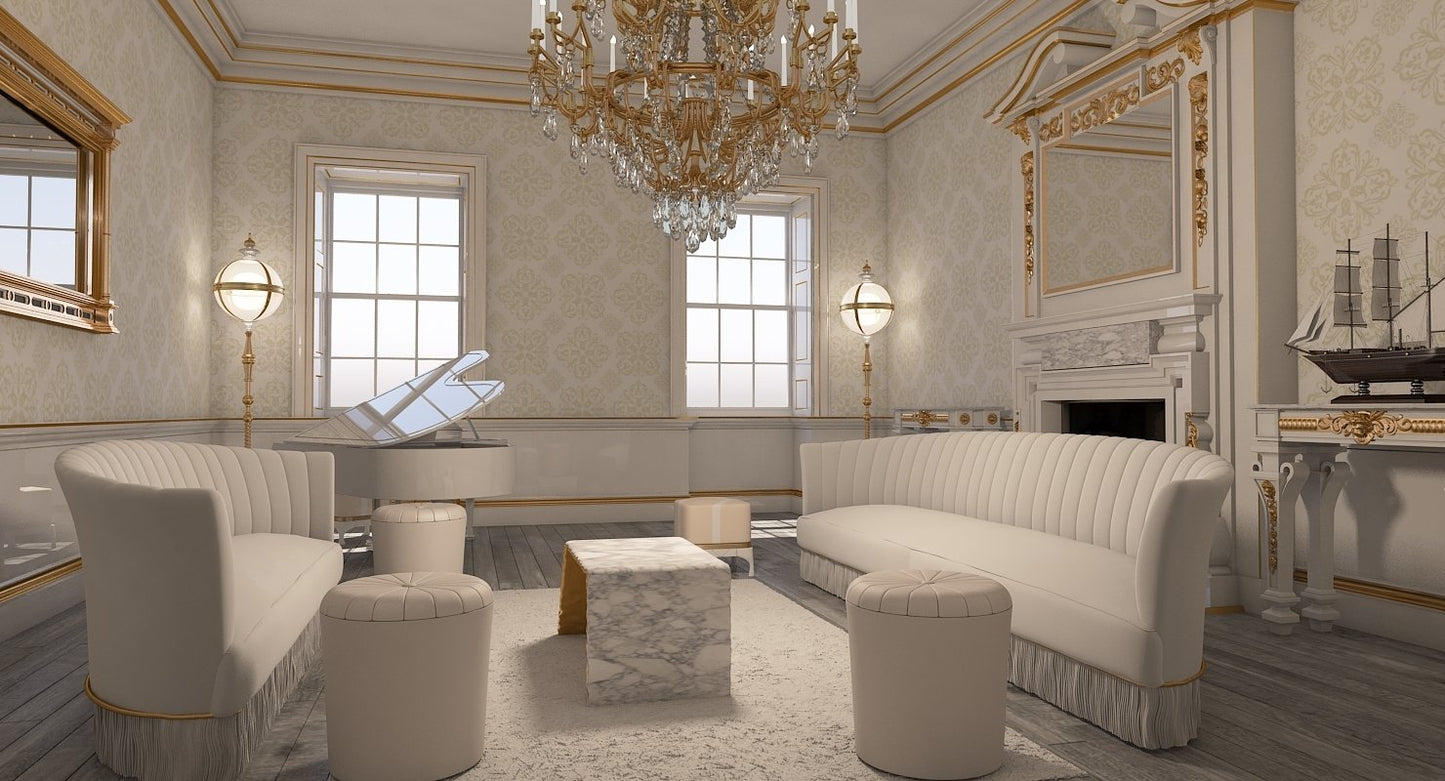 Classic Interior Room 3D model