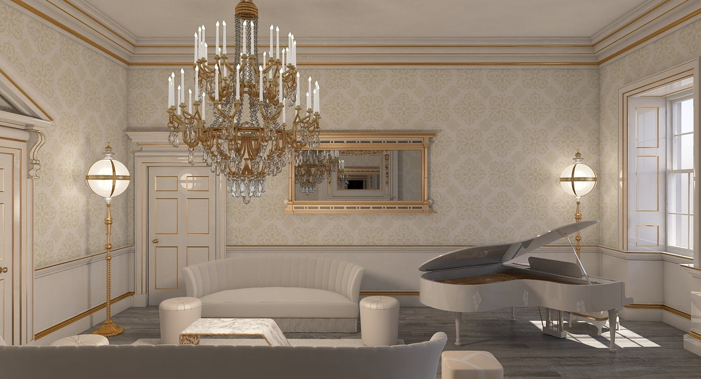Classic Interior Room 3D model