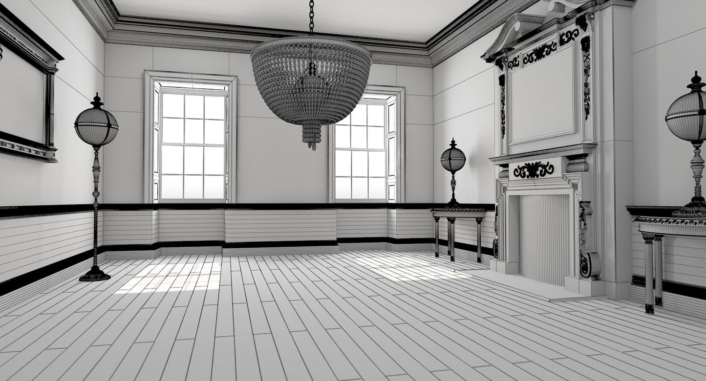 Classic Interior 34 3D Model