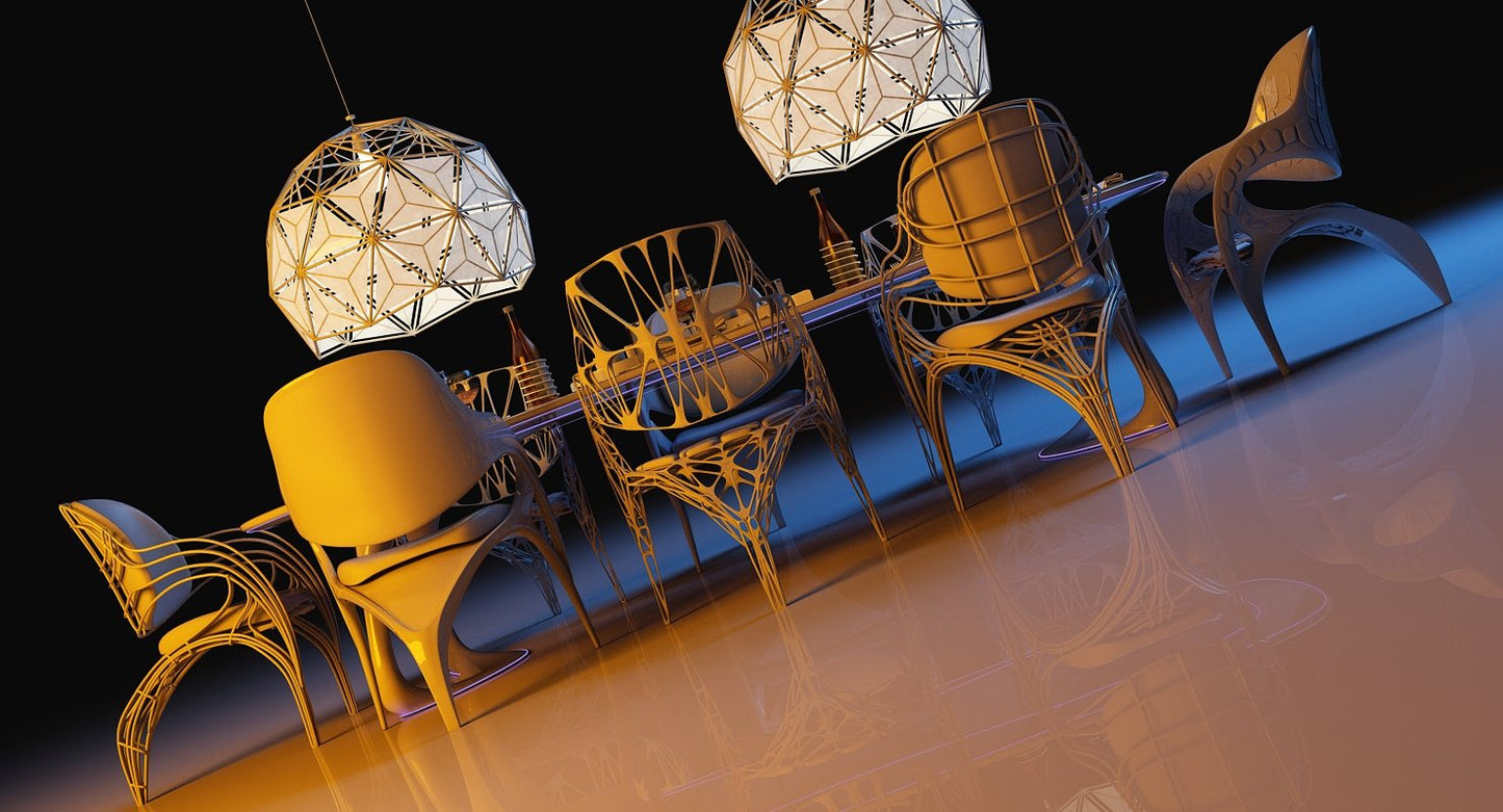 Futuristic Dining Set