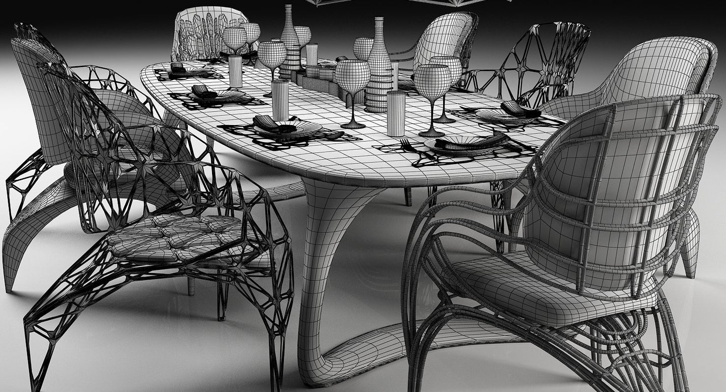Futuristic Dining Set