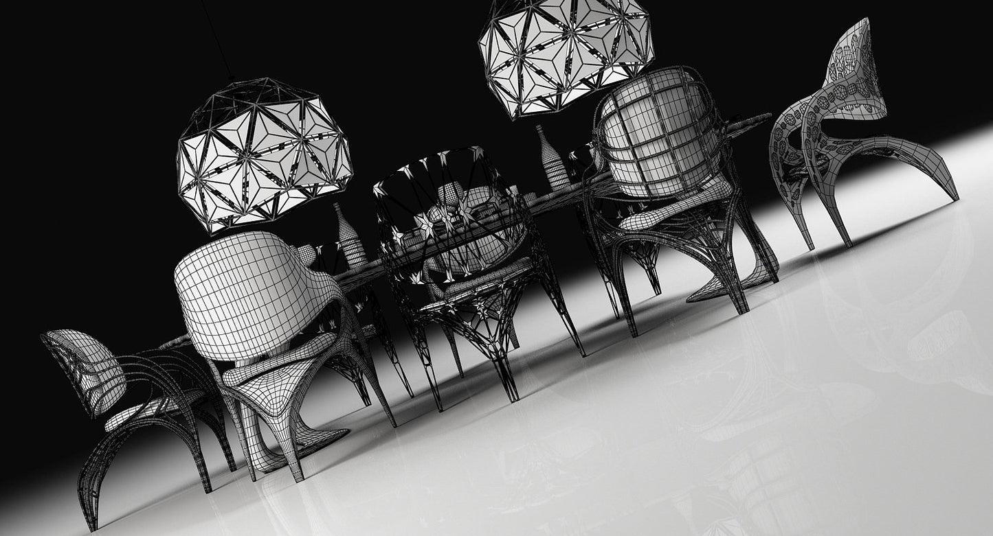 Futuristic Dining Set